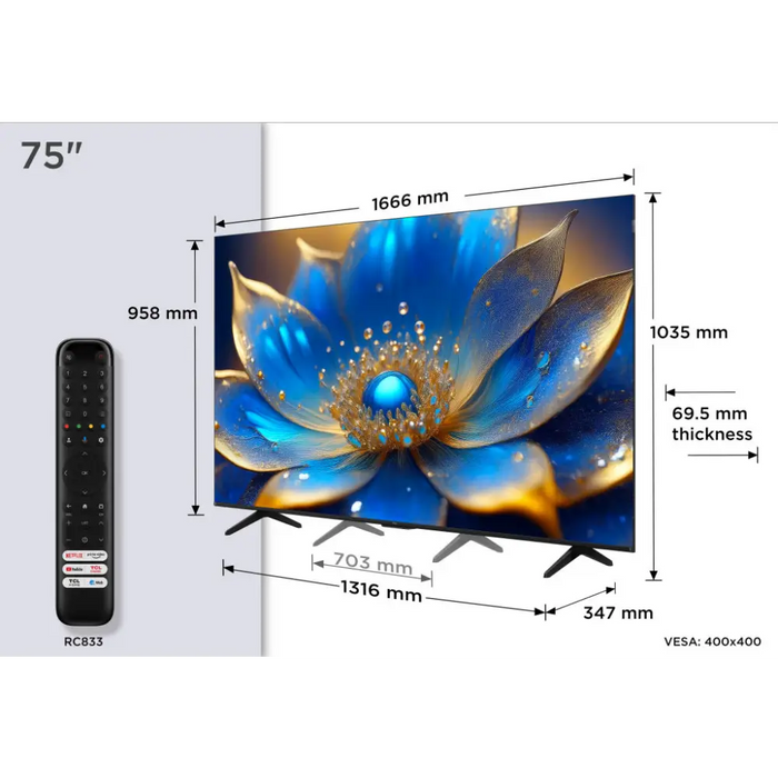 Телевизор TCL 75P79K