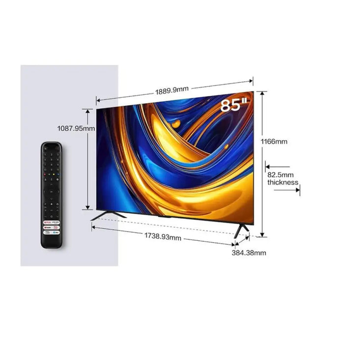 Телевизор TCL 85P69B 85 inch 215 см 3840x2160 UHD-4K Smart