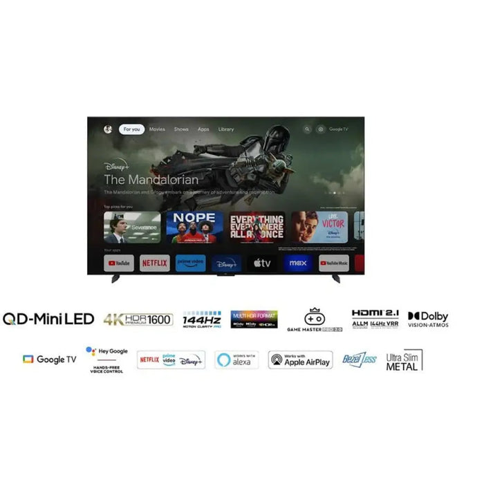 Телевизор TCL 98C809 Mini LED Smart TV Mini LED 98 inch 249