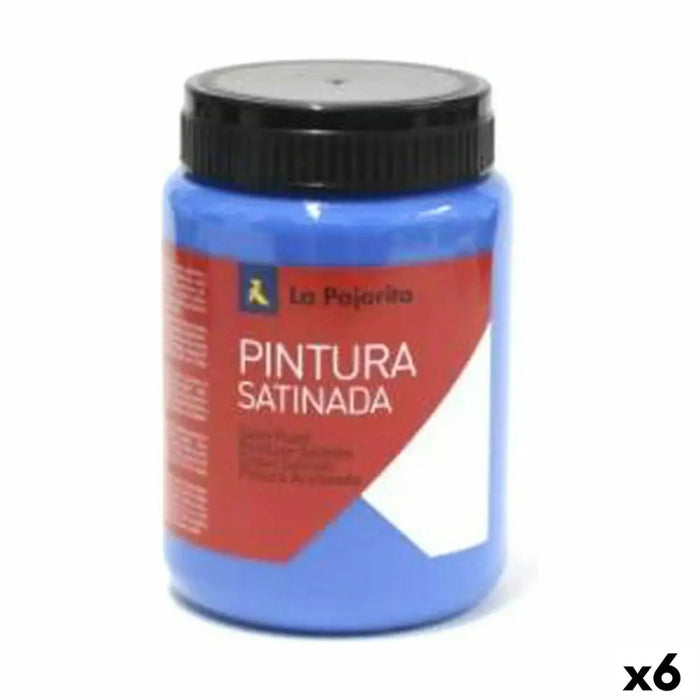 Темпера La Pajarita Intense L-12 6 Части Син Сатиниран