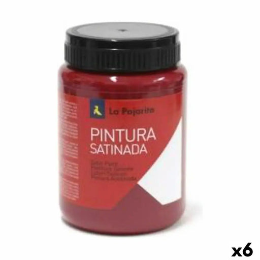 Темпера La Pajarita Carmin L-09 6 Части Червен Сатиниран