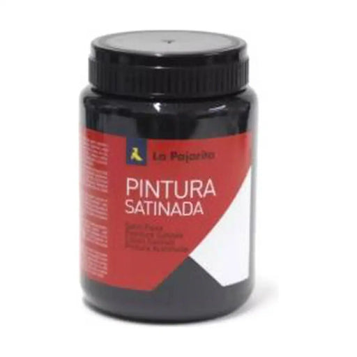 Темпера La Pajarita L-22 Черен Сатиниран Училищен (35 ml)