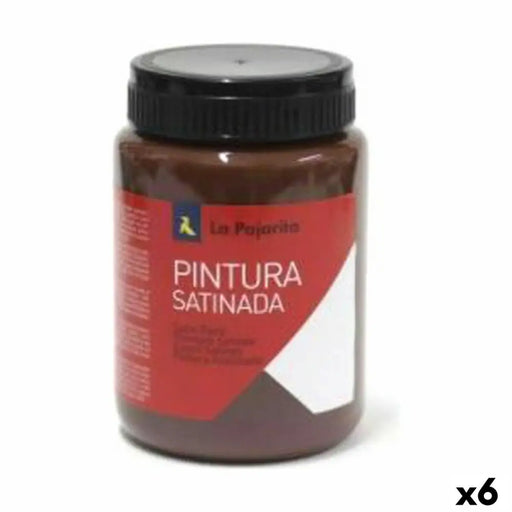 Темпера La Pajarita L-32 6 Части Кафяв Училищен Сатиниран