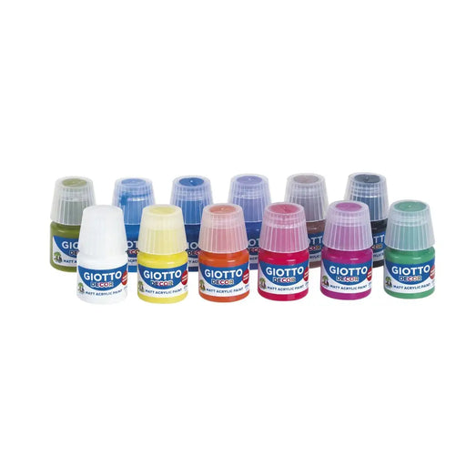 Темпери Giotto Decor Многоцветен 12 Части 25 ml (12 броя)