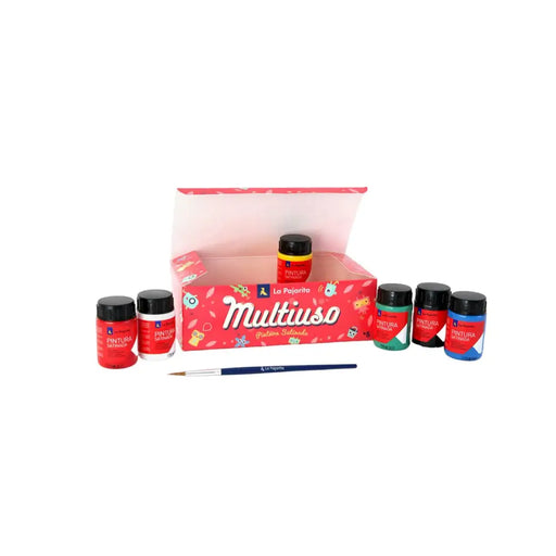 Темпери La Pajarita Многоцветен 35 ml (6 Части)