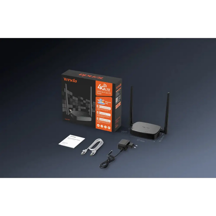 Tenda 4G05 безжичен рутер Fast Ethernet Single-band (2.4