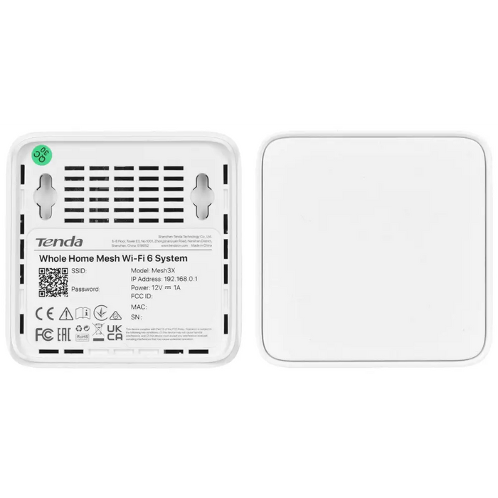 Tenda EX3-3 mesh wi-fi система Двубандов (2,4 GHz / 5 GHz)