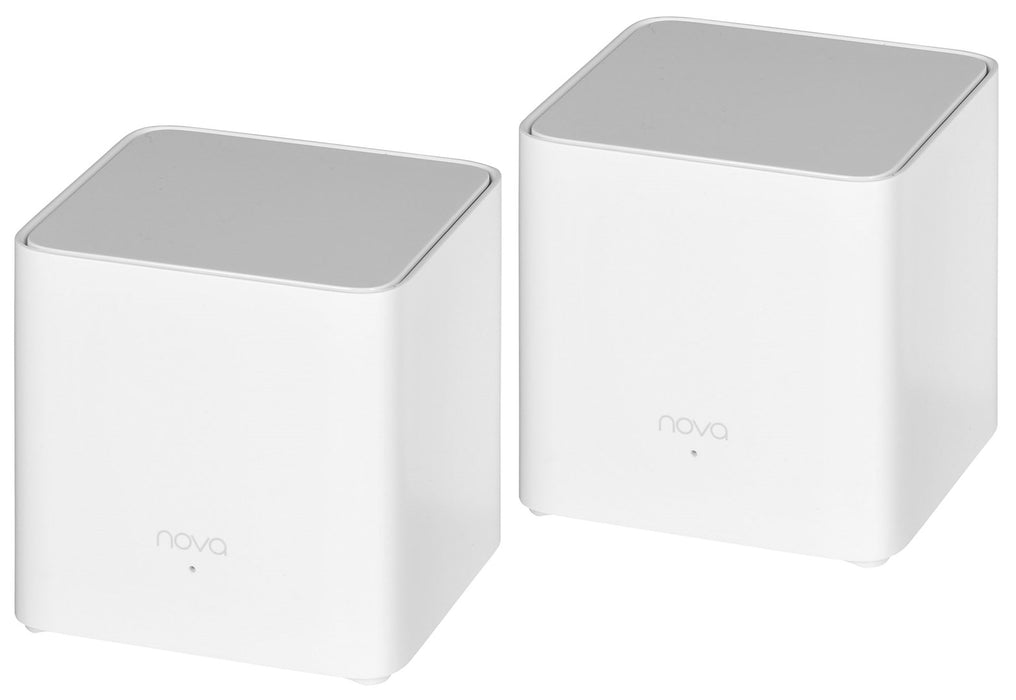 Tenda MX3 (2-PACK) mesh wi-fi система Двубандова (2.4 GHz / 5 GHz) Wi-Fi 6 (802.11ax) Бяла 1 Вътрешна