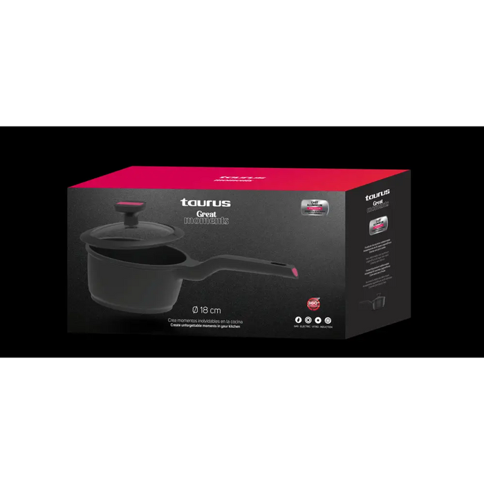 Тенджера 18см Taurus Great Moments KCK3018