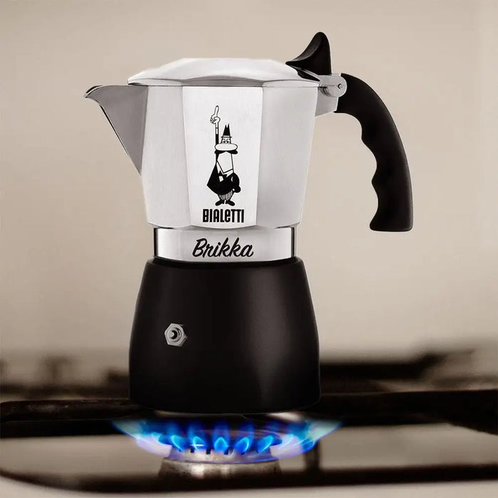Тенджера Bialetti Brikka Moka 0.1 L Черна Неръждаема стомана