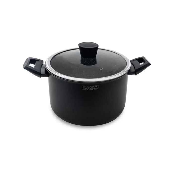 ТЕНДЖЕРА С КАПАК ДЪЛБОКА BRIO BLACK STONE
