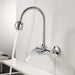 СТЕНЕН СМЕСИТЕЛ ЗА КУХНЯ INTER CERAMIC LINNI С ПОДВИЖЕН ДУШ