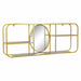 Стенно огледало DKD Home Decor Кафяв Златен 100 x 18 x 40 cm
