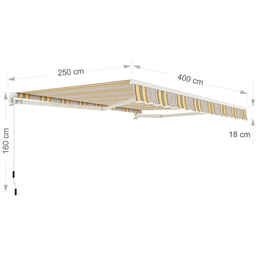 ТЕНТА 400X250CM С ВОДОУСТОЙЧИВО ПОКРИТИЕ GARDEN STAR HD 9349