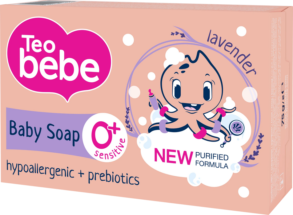Бебешки сапун с лавандула 0+, 75 g