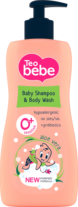 Шампоан и душ гел 2в1 Aloe, 400 ml