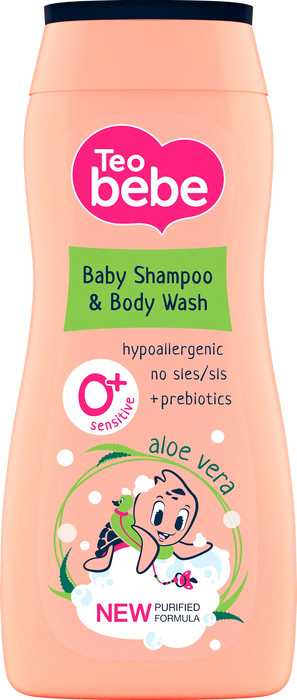 Шампоан и душ гел 2в1 с алое вера, 200 ml