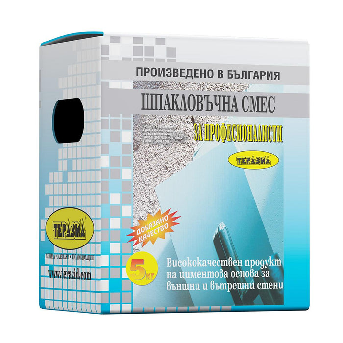 ЦИМЕНТОВА ШПАКЛОВКА 5КГ СИВА