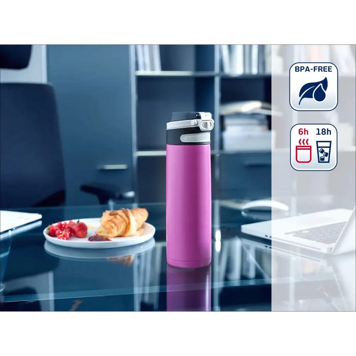 Термо чаша Leifheit Flip 600 мл Лилава