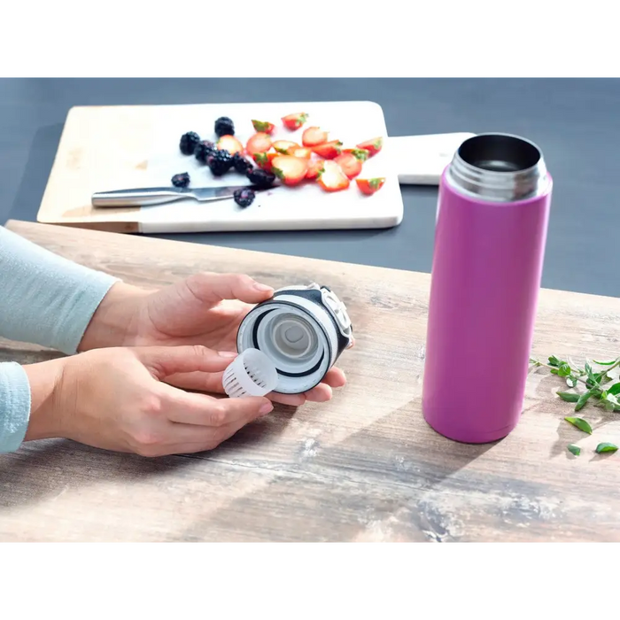 Термо чаша Leifheit Flip 600 мл Лилава