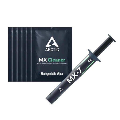 Термо паста ARCTIC MX-7 + МX Cleaner 4g Сив
