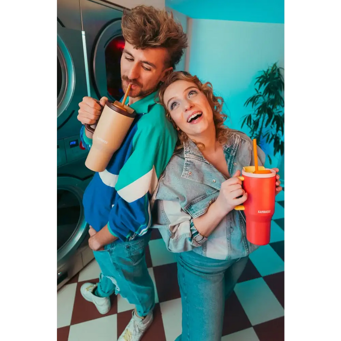 Термочаша с телескопична сламка Kambukka Rio Tumbler 950ml