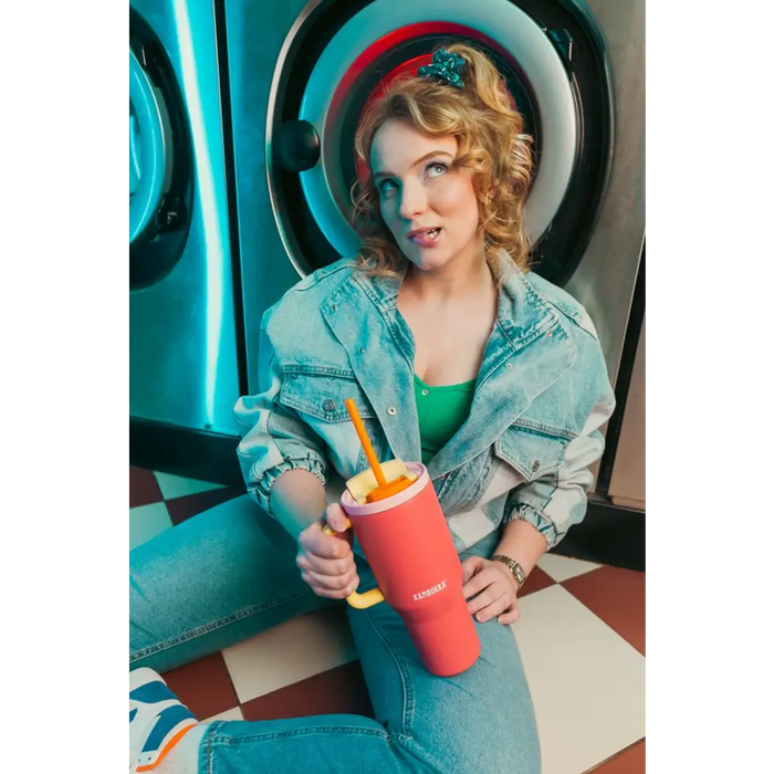 Термочаша с телескопична сламка Kambukka Rio Tumbler 950ml