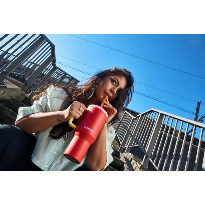 Термочаша с телескопична сламка Kambukka Rio Tumbler 950ml