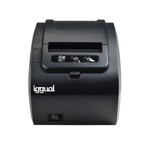 Термопринтер iggual TP8002 203 dpi Черен