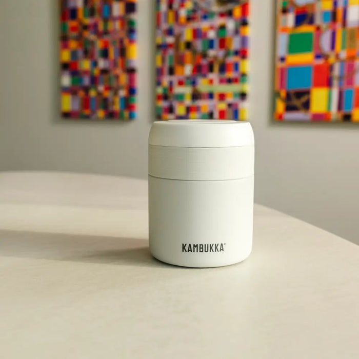 Термос за вечеря Kambukka Bora 600 ml Chalk White (11-06013)