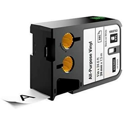 Термотрансферна лента Dymo Бял Черен 24 x 7,5 mm Винил (6