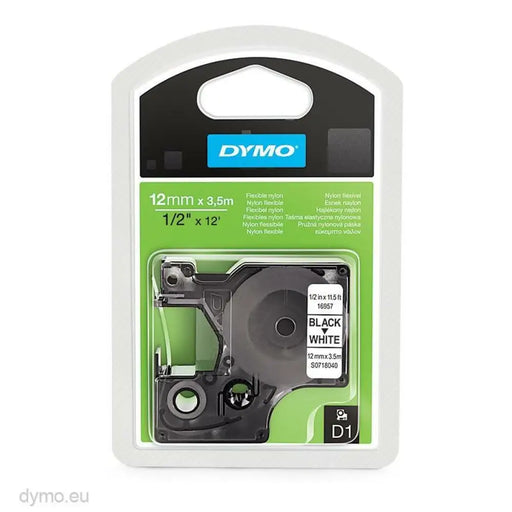 Термотрансферна лента Dymo Бял Черен 12 x 3,5 mm (5 броя)