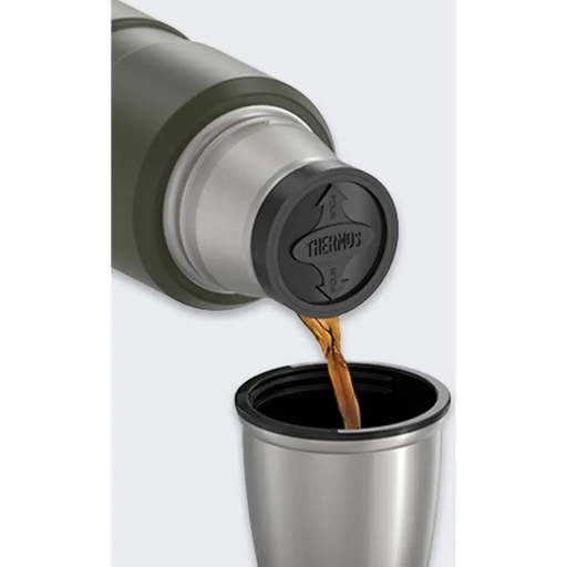 ТЕРМОС Термос за напитки 470 мл - армейски зелен