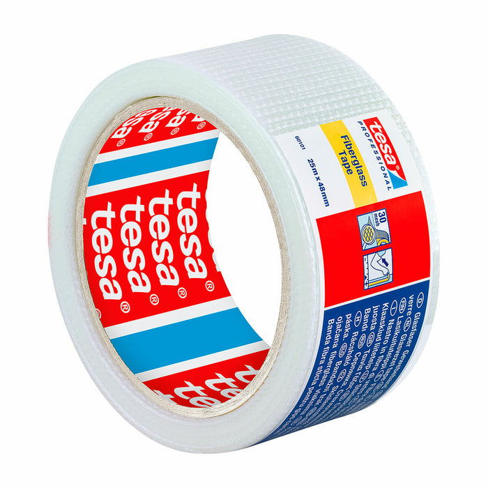 Скоч TESA Фибростъкло 48 mm x 25 m Бял
