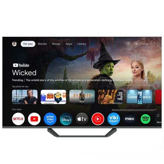 Телевизор TESLA Q65E655GUS, 65"(165см), 4K Ultra HD, Google TV