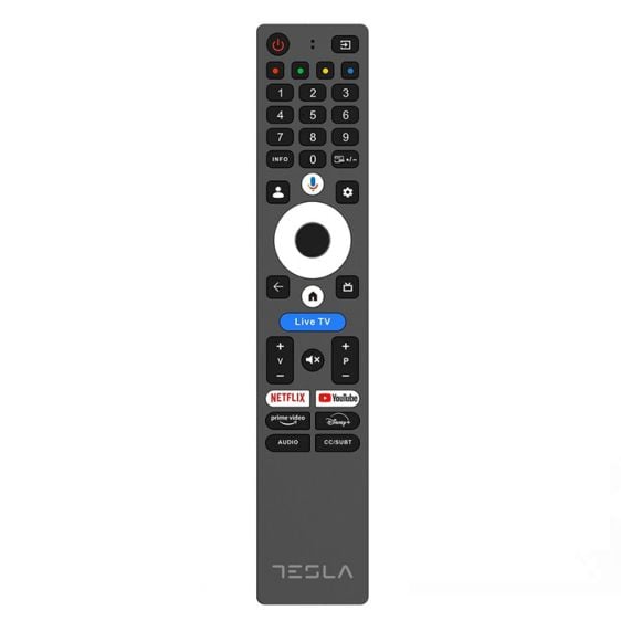 Телевизор TESLA Q65E655GUS, 65"(165см), 4K Ultra HD, Google TV