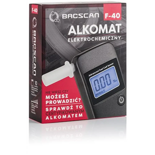 Тестер за алкохол BACscan F-40 - 4% Сив