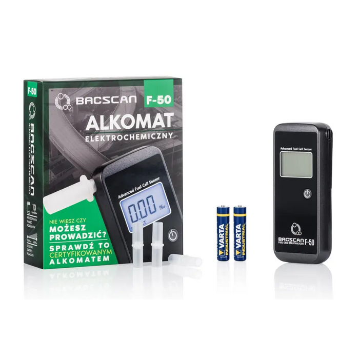 Тестер за алкохол BACscan F-50 - 4% черен