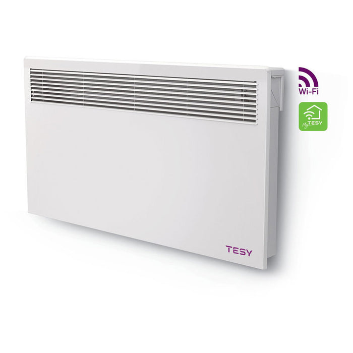 КОНВЕКТОР CN 051 250 EIS TESY CN 051 250 EIS CLOUD W ОТОПЛЯЕМА ПЛОЩ ДО 28.00 m², БЯЛ, WI-FI