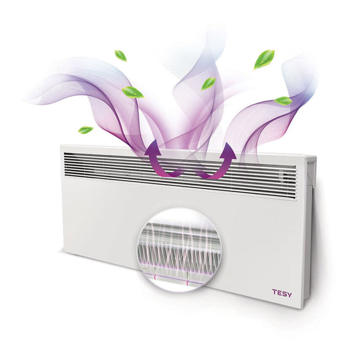 КОНВЕКТОР TESY TESY CN 051 200 EI CLOUD AS W ОТОПЛЯЕМА ПЛОЩ ДО 24.00 m², БЯЛ, WI-FI