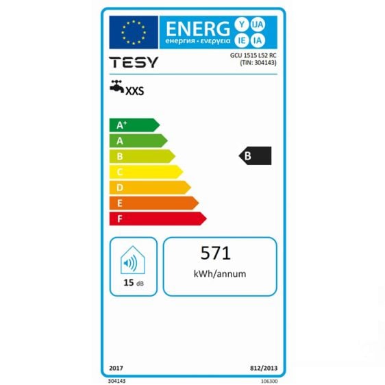 Бойлер за монтаж под мивка TESY GCU 1515 L52 RC