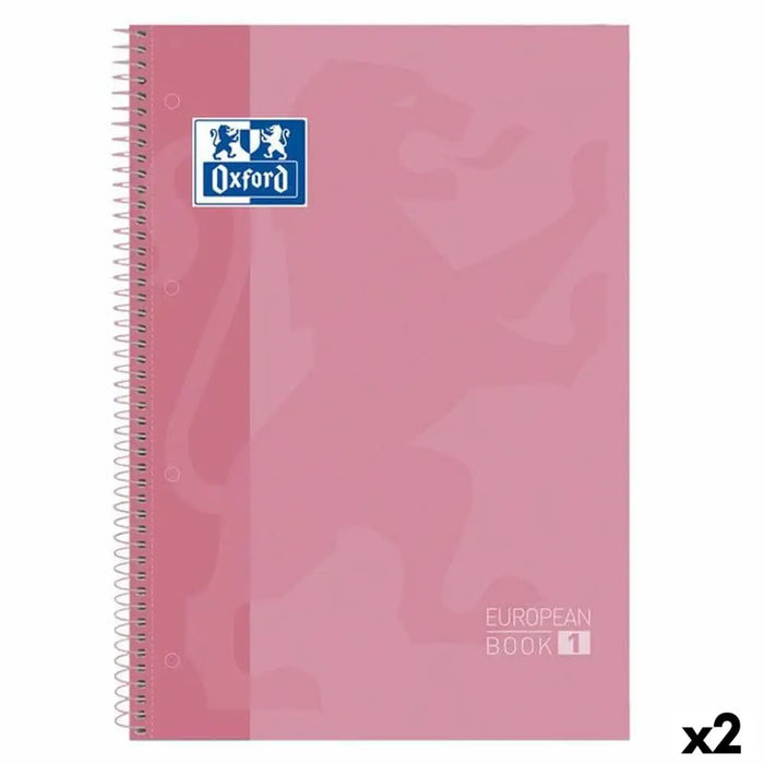 Тетрадка Oxford Classic A4+ 80 Листи 5 Части (2 броя)