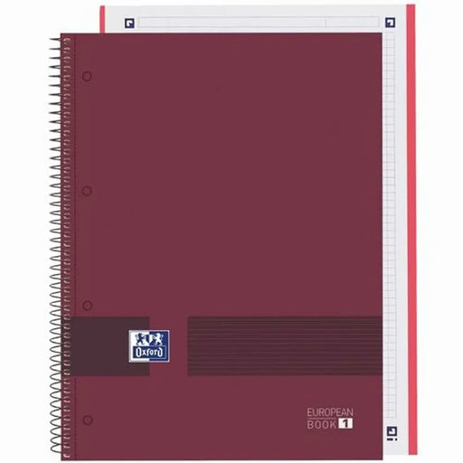 Тетрадка Oxford European Book Write&Erase Бургундия A4 A4+
