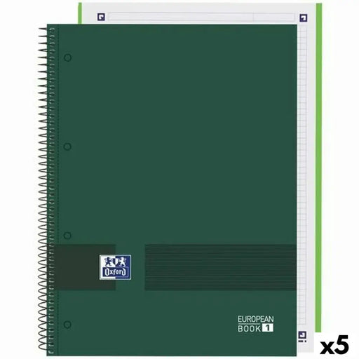 Тетрадка Oxford European Book Write&Erase Военно зелено A4