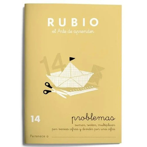 Тетрадка по математика Rubio Nº 14 A5 испански 20 Листи (10