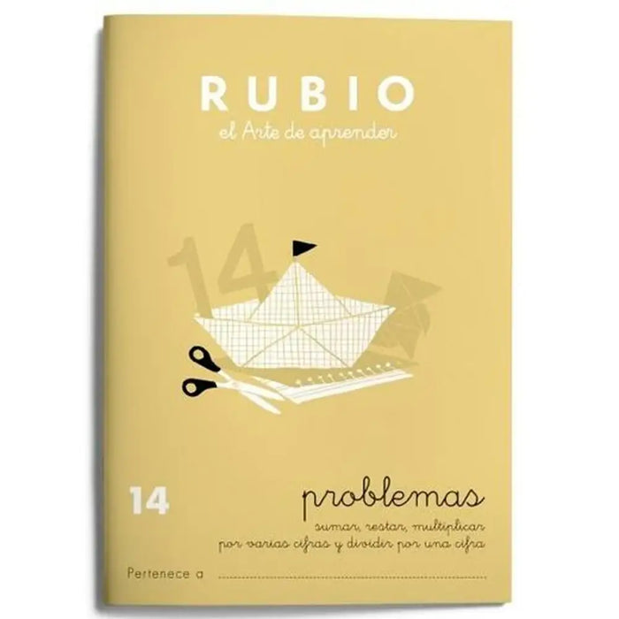 Тетрадка по математика Rubio Nº 14 A5 испански 20 Листи (10