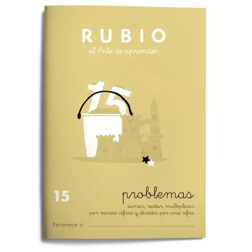 Тетрадка по математика Rubio Nº15 A5 испански 20 Листи (10