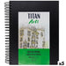 Тетрадка за рисуване Titan Arts Черен A4 50 Листи (5 броя)