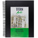 Тетрадка за рисуване Titan Arts Черен A4 50 Листи (5 броя)