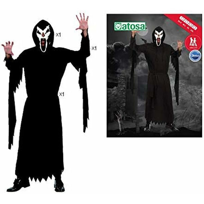 Маскировъчен костюм за възрастни 5688 Черен M/L (2 Части) (2 броя)